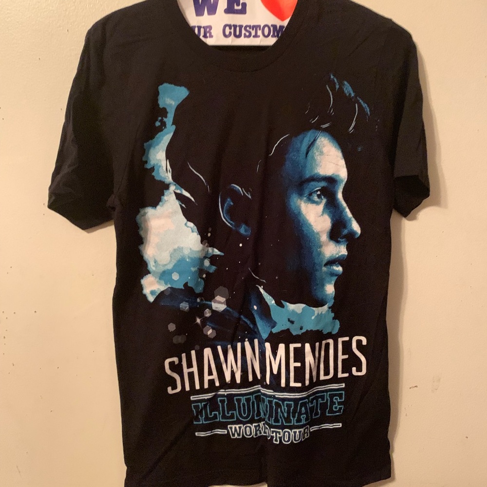 Shawn Mendes Illuminate World Tour Black T-Shirt